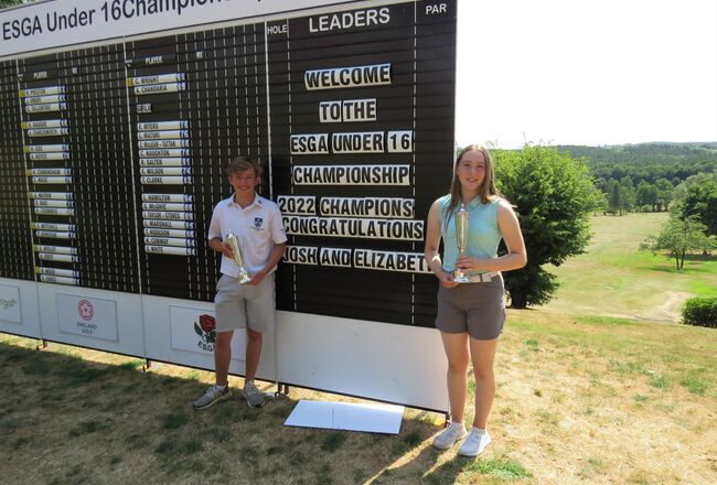 2022 ESGA Under-16 National Champions at Chesterfield GC