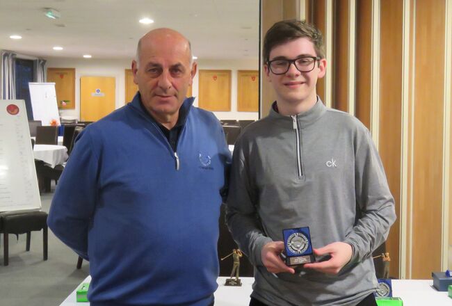 Ripon City Captain with Captain of winning team (St Aidan's School)